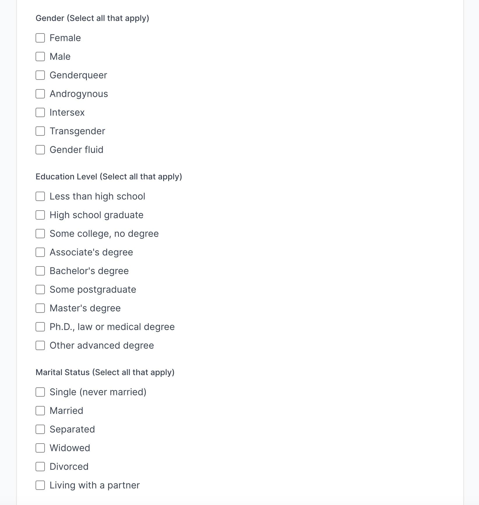 Eligibility requirements form part 2